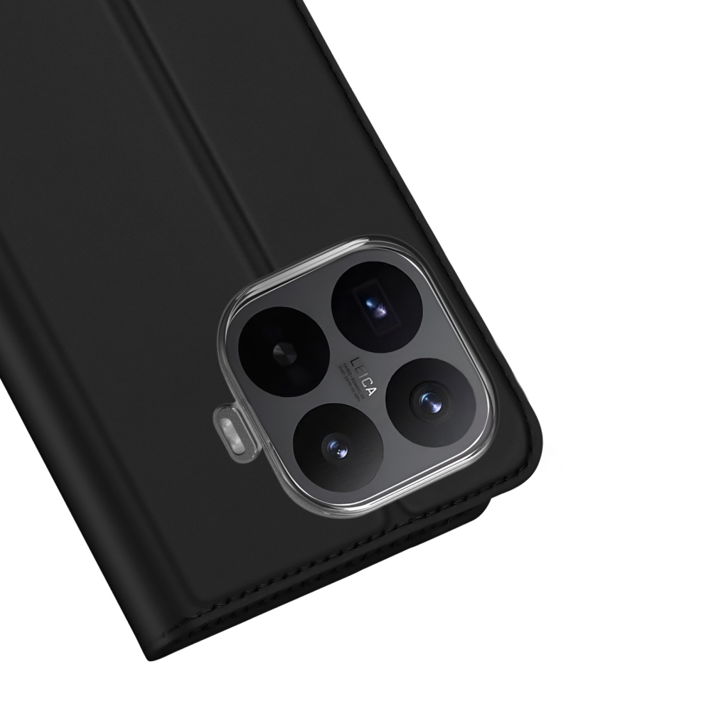 DUX könyvformájú mobiltelefon-tok a Xiaomi 17T Pro-hoz – fekete