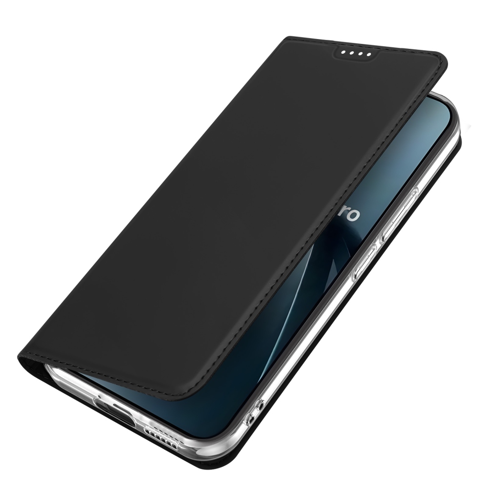 DUX könyvformájú mobiltelefon-tok a Xiaomi 17T Pro-hoz – fekete