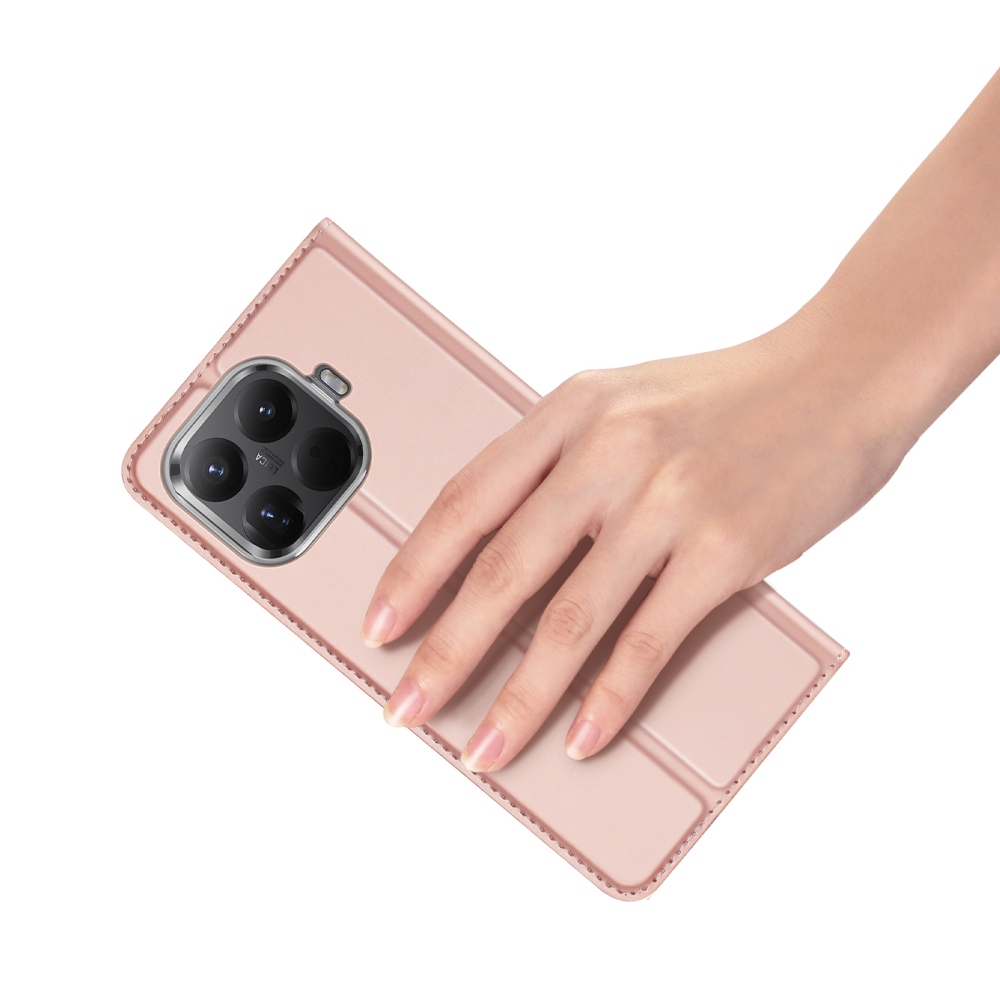 DUX könyvtáska Xiaomi 17T-hez - rózsaarany