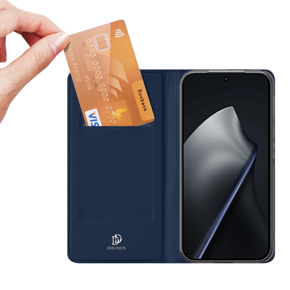 DUX könyvtáska Xiaomi 17T-hez - sötétkék