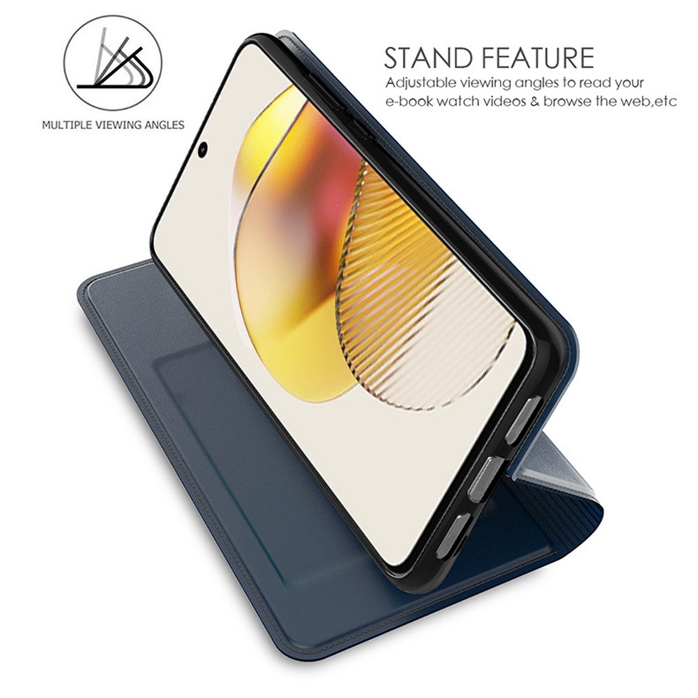 DUX könyvtáska a Motorola Signature 5G készülékhez - sötétkék színben