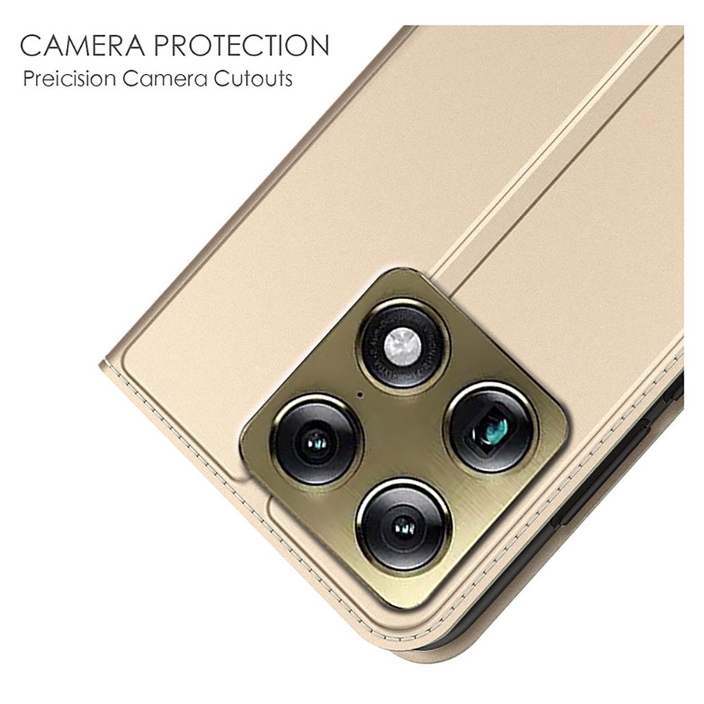 DUX könyvtáska a Motorola Signature 5G készülékhez - arany színben