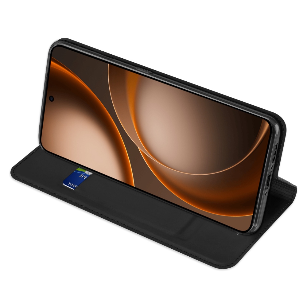 DUX könyvtáska Oppo Find X9 Ultra 5G készülékhez - fekete
