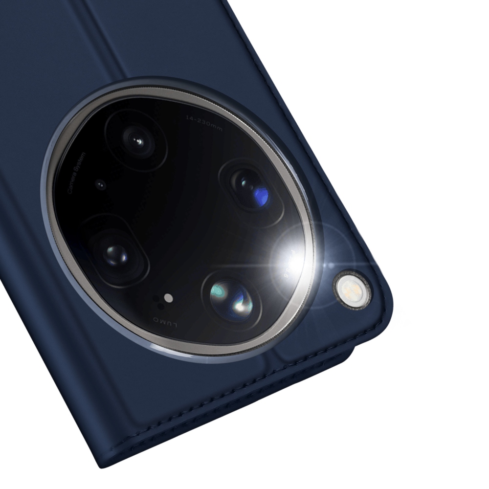 DUX könyvtáska Oppo Find X9 Ultra 5G - sötétkék