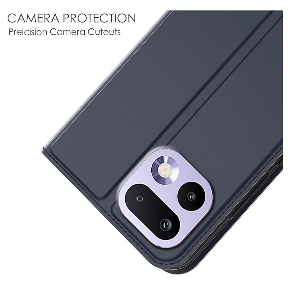 DUX könyvtáska a Realme 16 Pro 5G készülékhez - sötétkék színben