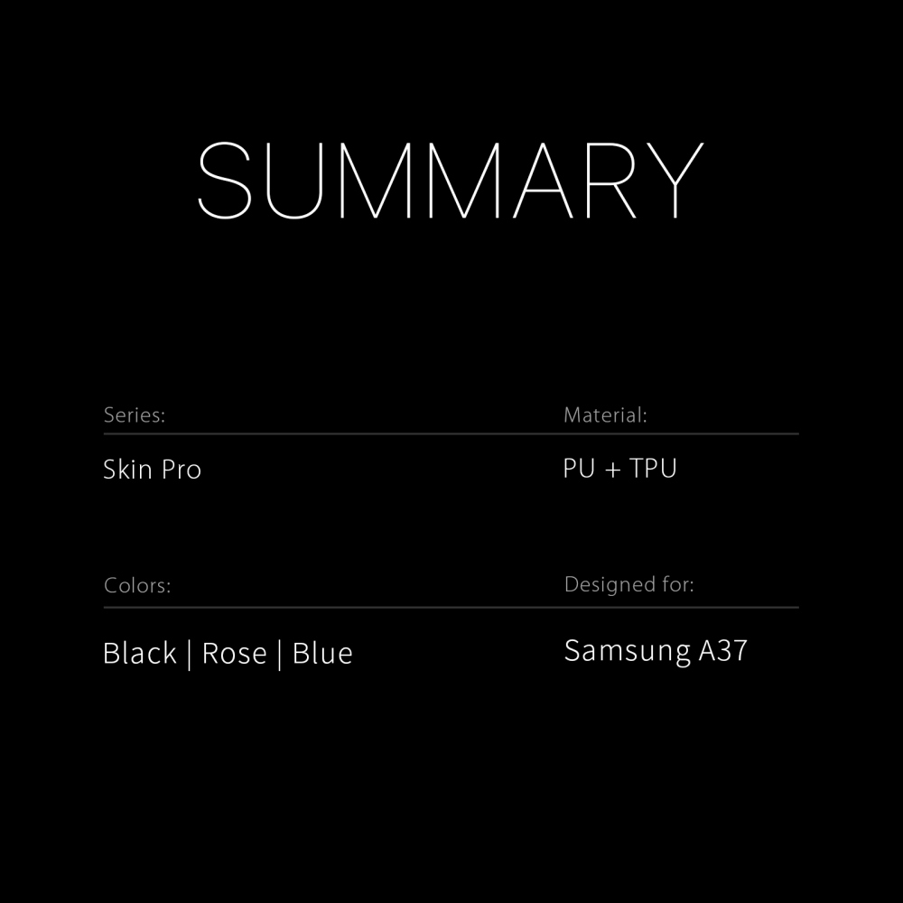DUX könyvtáska Samsung Galaxy A37 5G - fekete