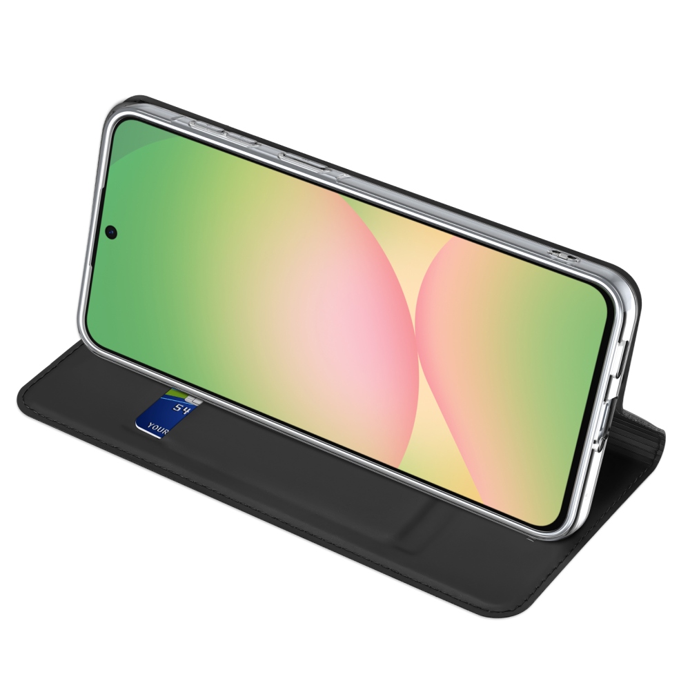 DUX könyvtáska Samsung Galaxy A57 5G - fekete
