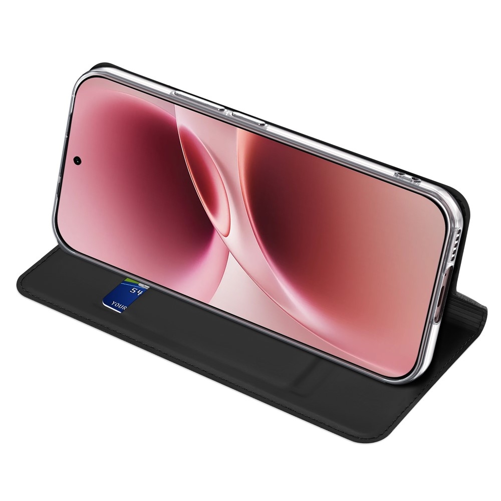 DUX könyvtáska a Vivo V70 5G készülékhez - fekete