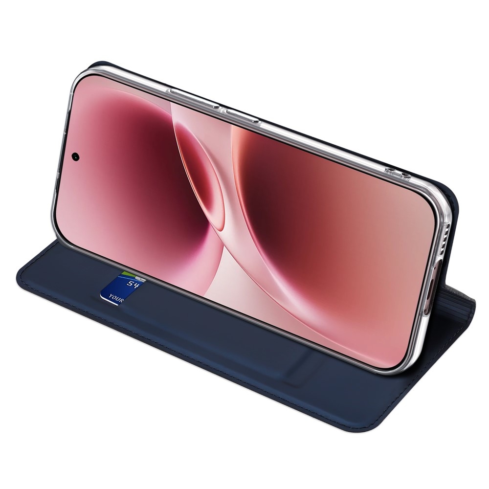 DUX könyvtáska a Vivo V70 5G készülékhez - sötétkék