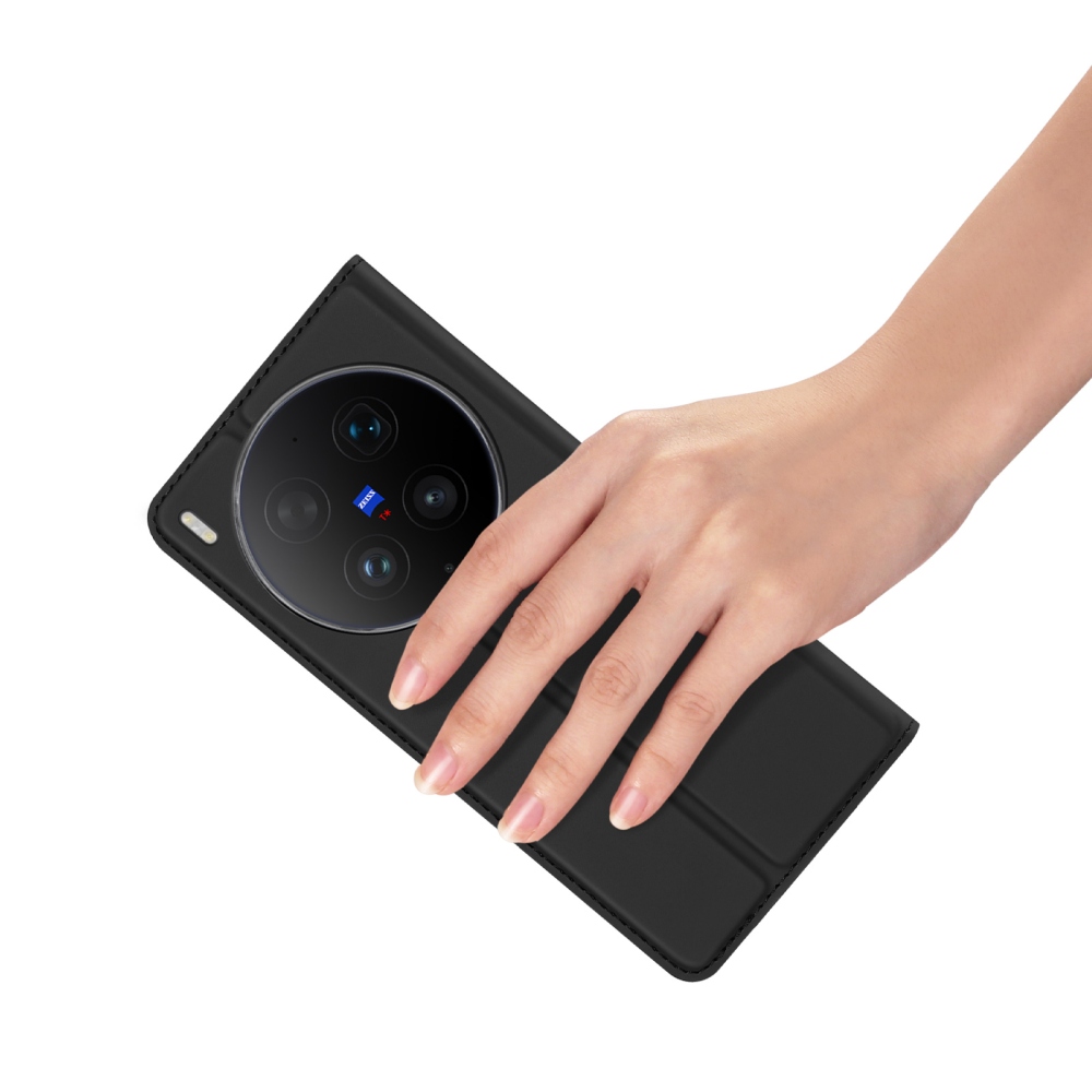 DUX könyvtáska a Vivo X300 Ultra 5G készülékhez - fekete