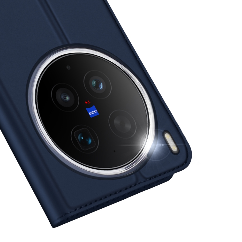 DUX könyvtáska a Vivo X300 Ultra 5G készülékhez - sötétkék