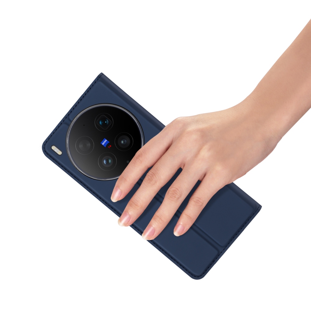 DUX könyvtáska a Vivo X300 Ultra 5G készülékhez - sötétkék