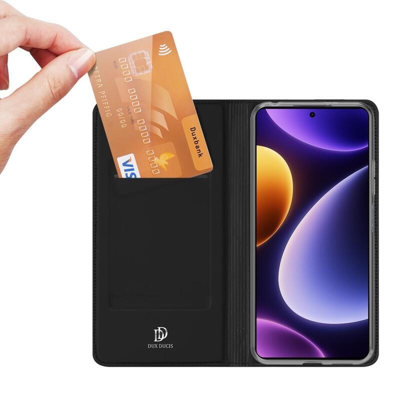 DUX könyvtáska Xiaomi Poco F5-hez - fekete