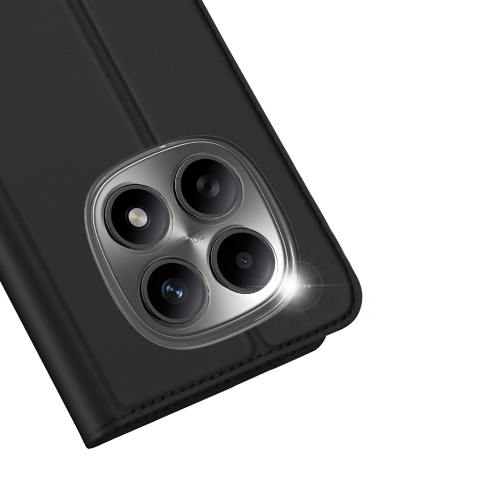 DUX könyvtáska Xiaomi Poco M8 5G/Redmi Note 15 5G/Note 15 4G - fekete