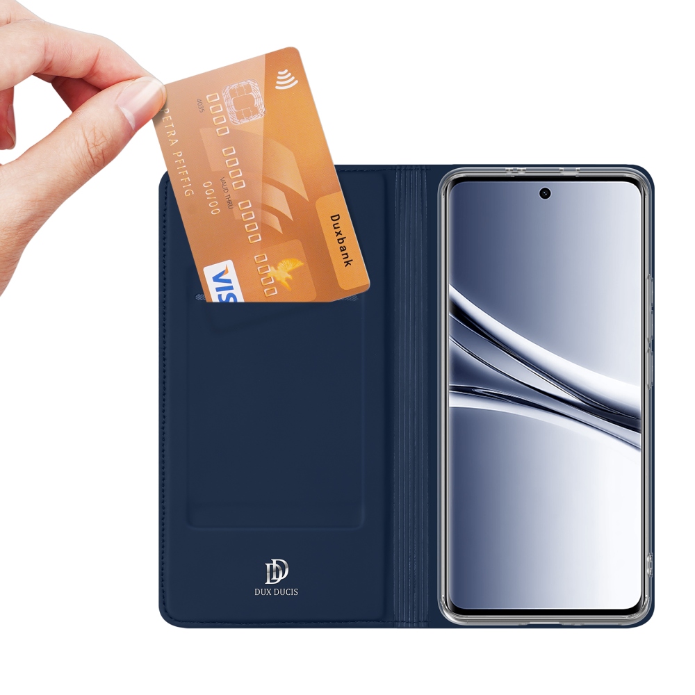 DUX könyvtáska Xiaomi Poco M8 5G/Redmi Note 15 5G/Note 15 4G - sötétkék