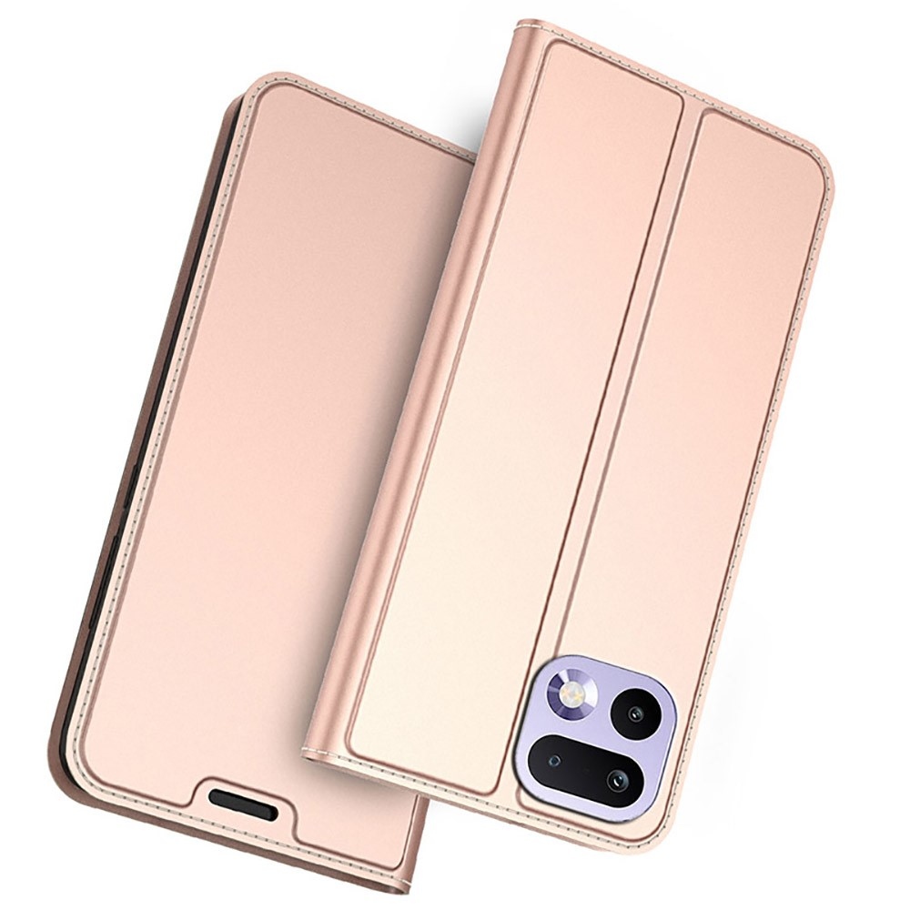 DUX könyvtáska Xiaomi Realme 16 Pro+ 5G - rózsaarany