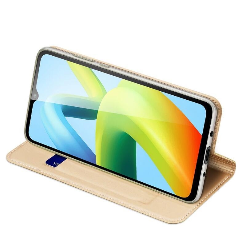 DUX könyvtáska Xiaomi Redmi A1+/A2+ készülékhez - arany színben
