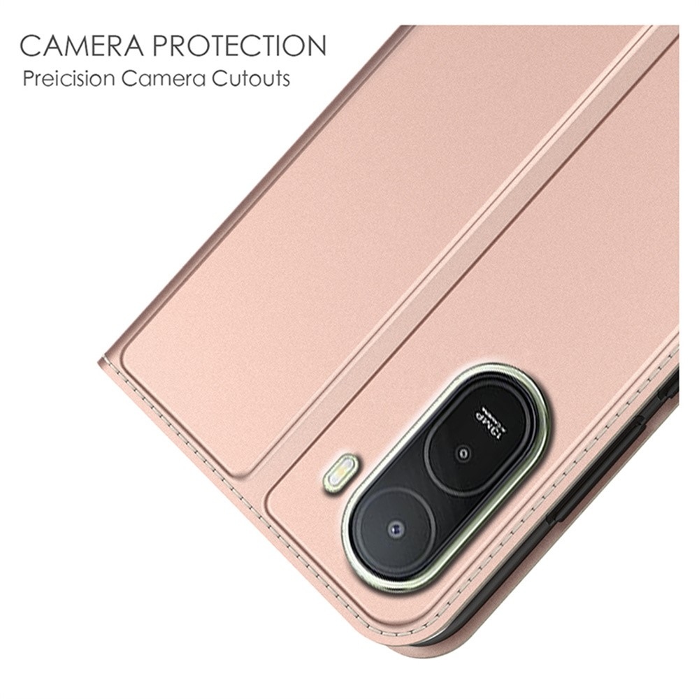 DUX könyvtáska Xiaomi Redmi A7 Pro készülékhez - rózsaarany