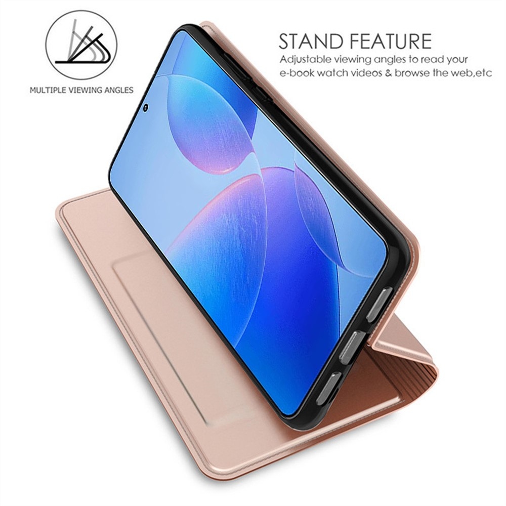 DUX könyvtáska Xiaomi Redmi A7 Pro készülékhez - rózsaarany
