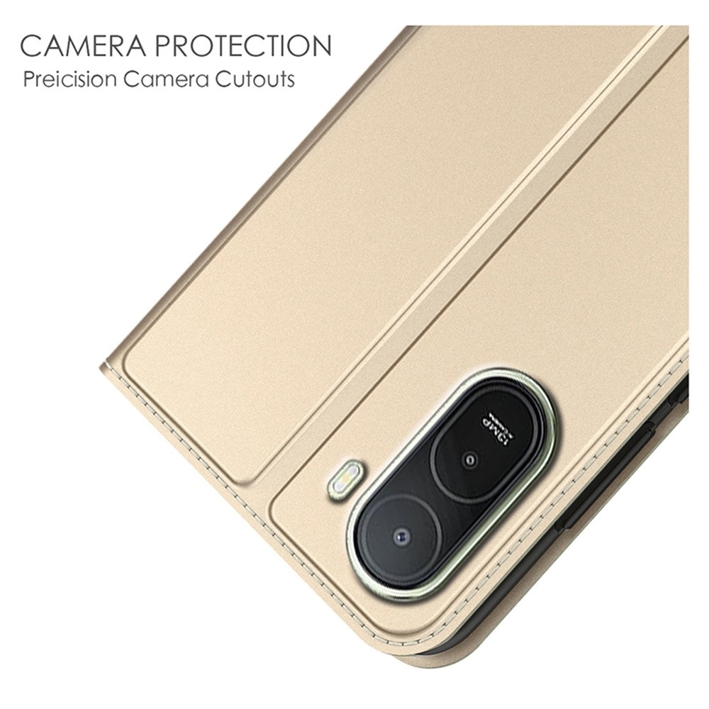 DUX könyvtáska Xiaomi Redmi A7 Pro készülékhez - arany színben