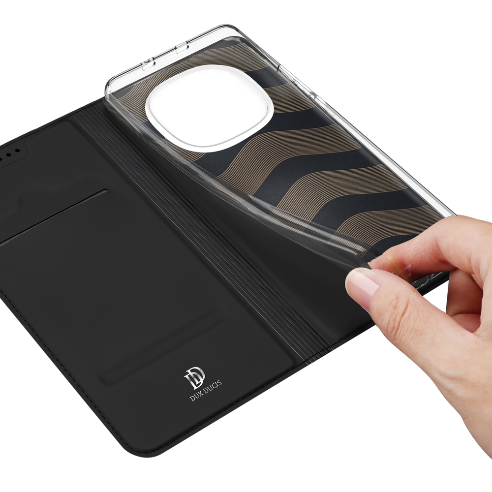 DUX könyvtáska Xiaomi Redmi Note 15 Pro 4G - fekete