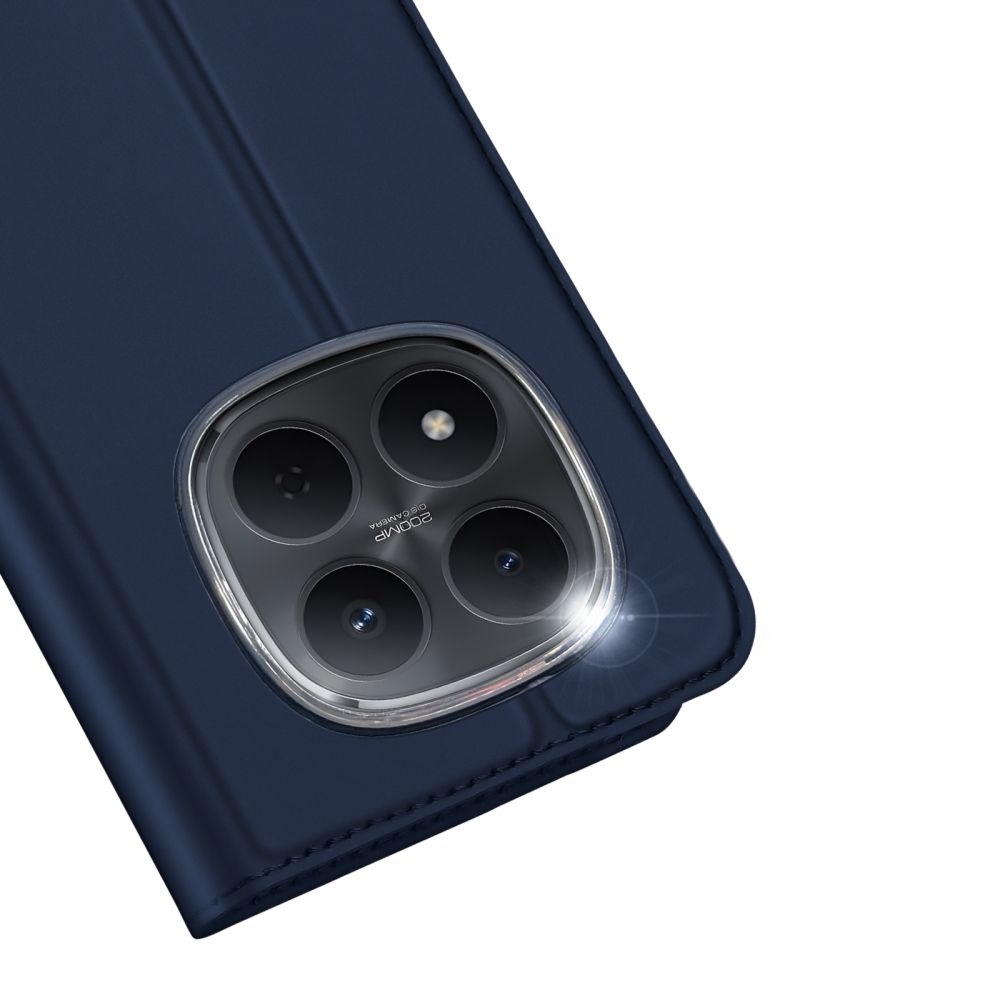 DUX könyvtáska Xiaomi Redmi Note 15 Pro 5G - sötétkék