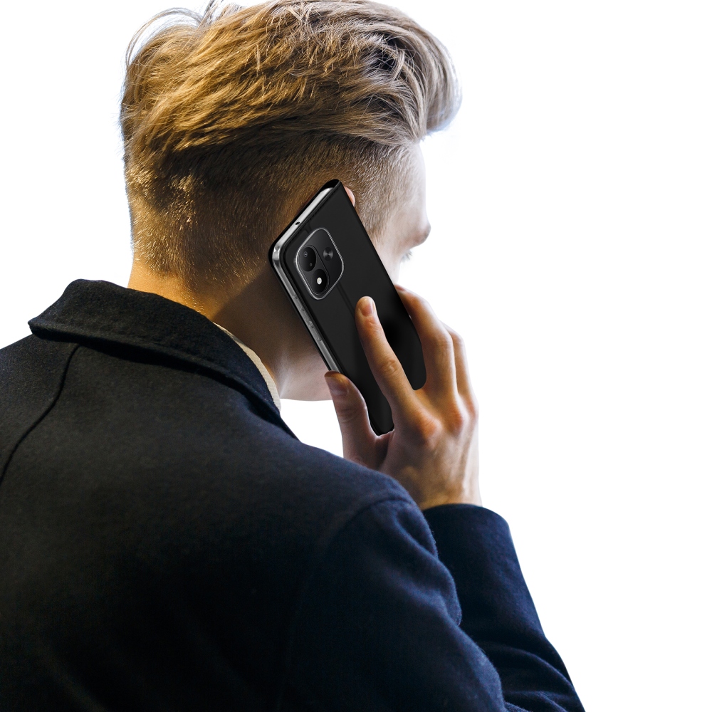 DUX könyvformájú tok a Xiaomi Redmi Note 17 4G/5G-hez – fekete