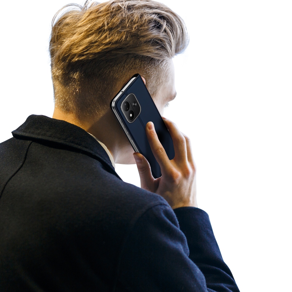 DUX könyvformájú tok a Xiaomi Redmi Note 17 4G/5G-hez – sötétkék