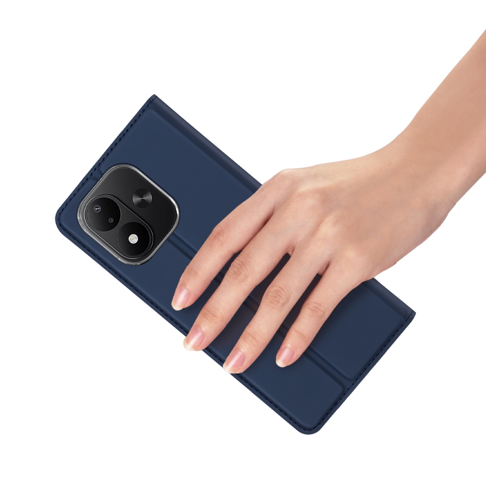 DUX könyvformájú tok a Xiaomi Redmi Note 17 4G/5G-hez – sötétkék