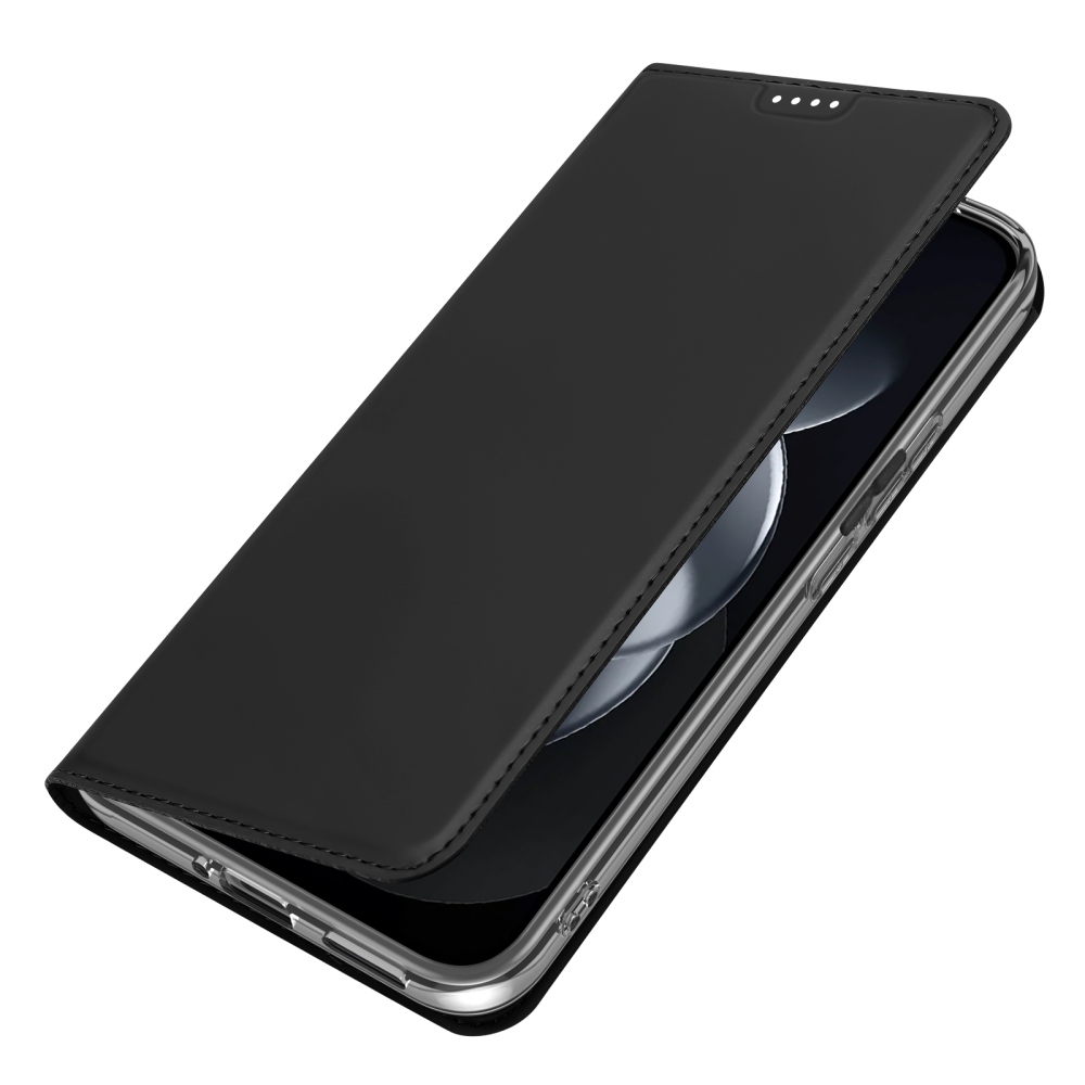 DUX könyvformájú tok a Xiaomi Redmi Note 17 Pro Max 5G-hez – fekete