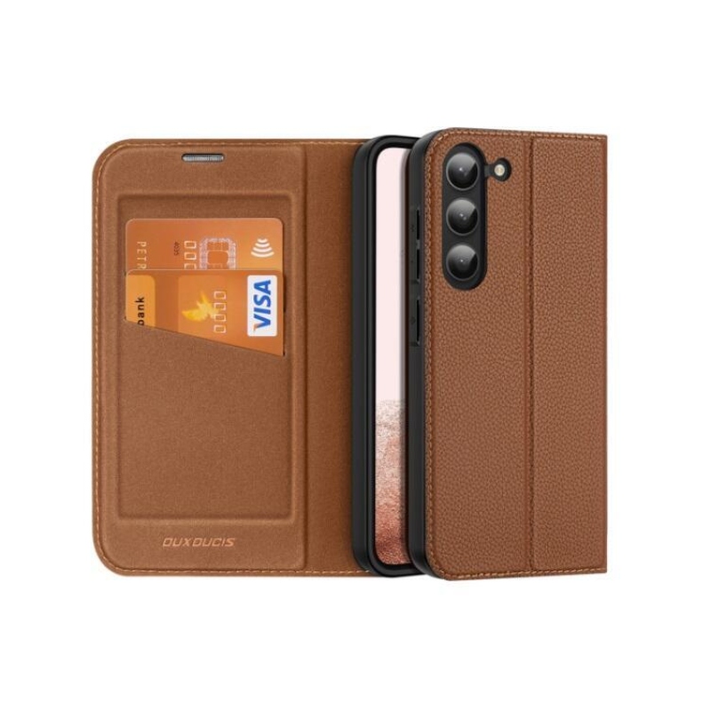 DUX Skin X2 tok Samsung Galaxy S23+ készülékhez - barna