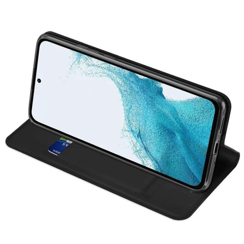 DUX stílusos tok Samsung Galaxy A54 5G készülékhez - fekete