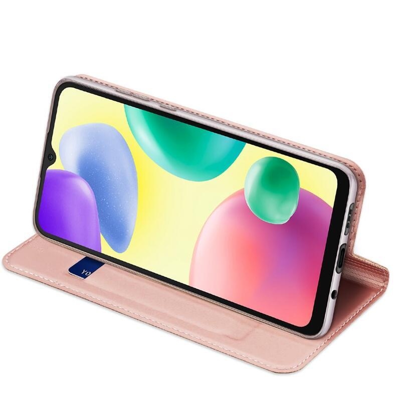 DUX stílusos tok Xiaomi Redmi 10A - rózsaarany