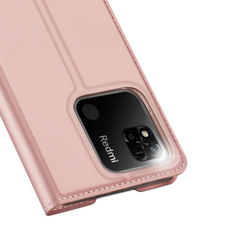 DUX stílusos tok Xiaomi Redmi 10A - rózsaarany