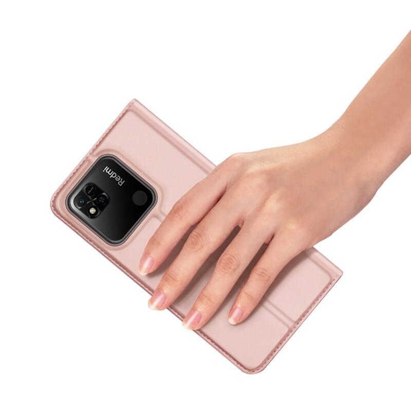 DUX stílusos tok Xiaomi Redmi 10A - rózsaarany