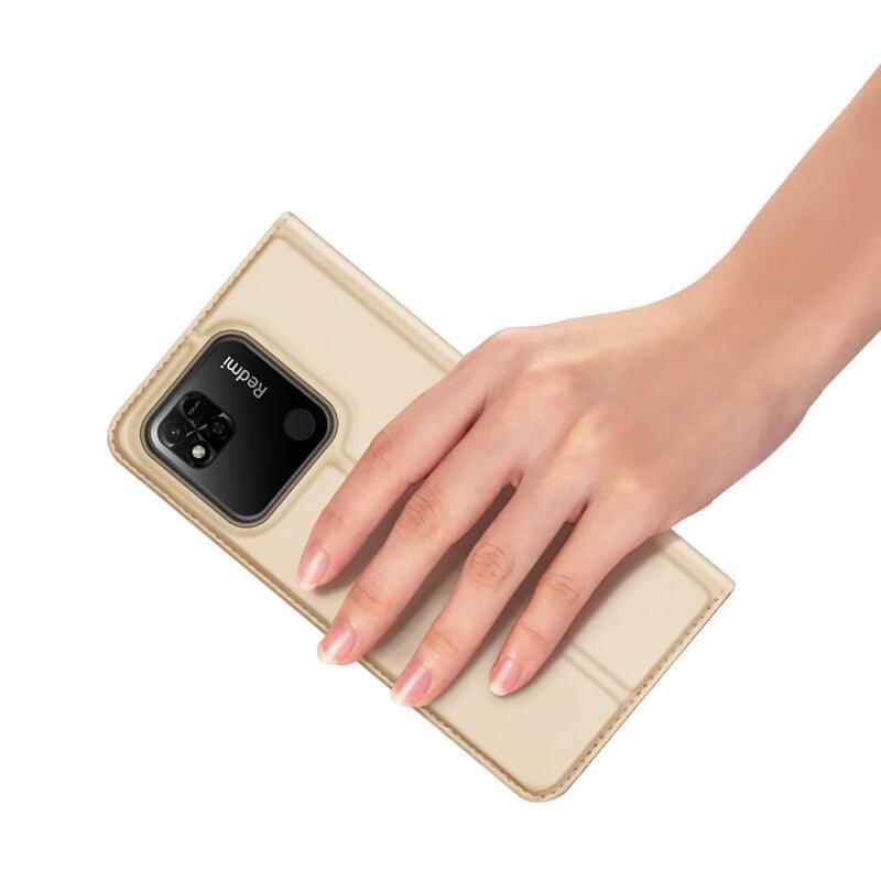 DUX stílusos tok Xiaomi Redmi 10A - arany színben