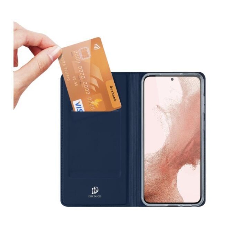 DUX zárható tok Samsung Galaxy S23+ készülékhez - sötétkék