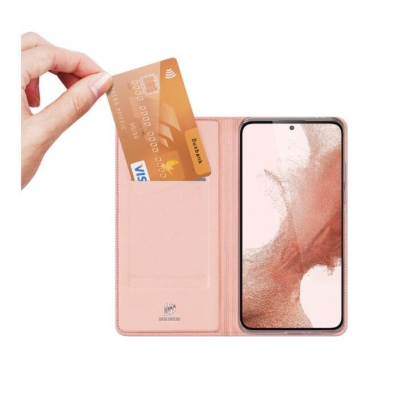 DUX zárható tok Samsung Galaxy S23+ készülékhez - rózsaszín