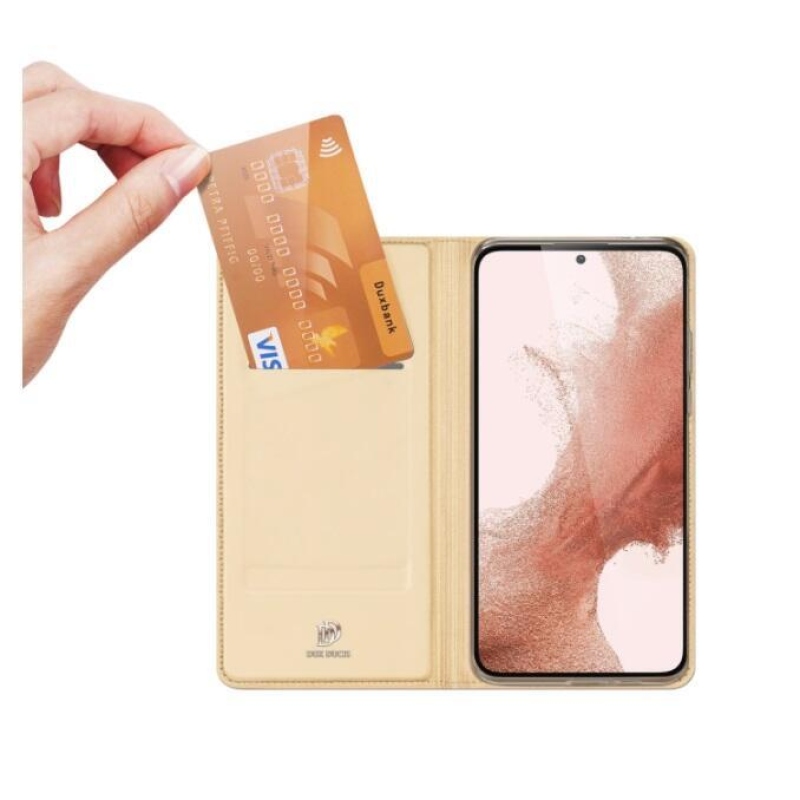 DUX záró tok Samsung Galaxy S23+ készülékhez - arany színben