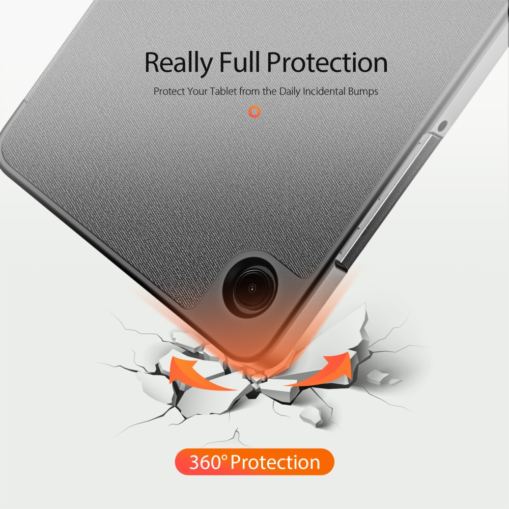 DUX táblagép tok Samsung Galaxy Tab A11/Tab A9 - fekete