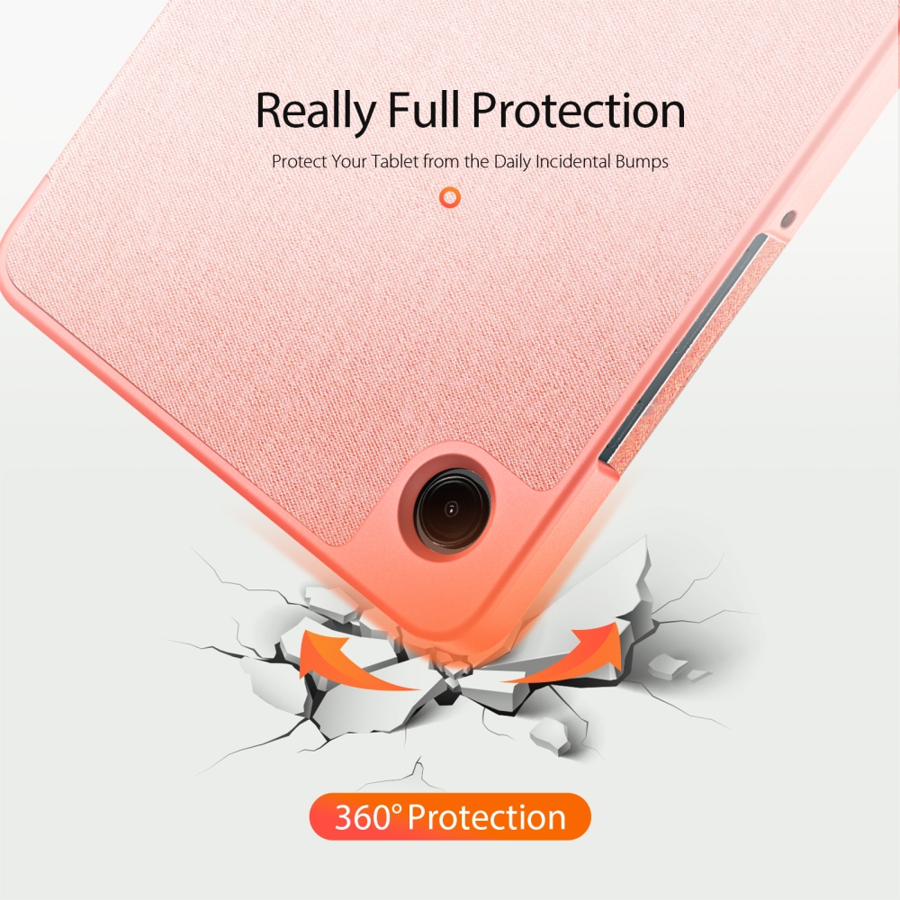 DUX táblagép tok Samsung Galaxy Tab A11/Tab A9 - rózsaszín