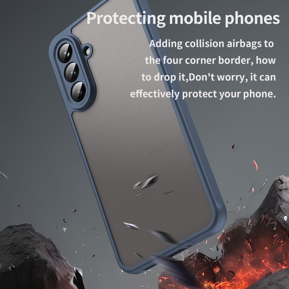 Zselés tok kemény hátlappal Samsung Galaxy A36 5G - kék