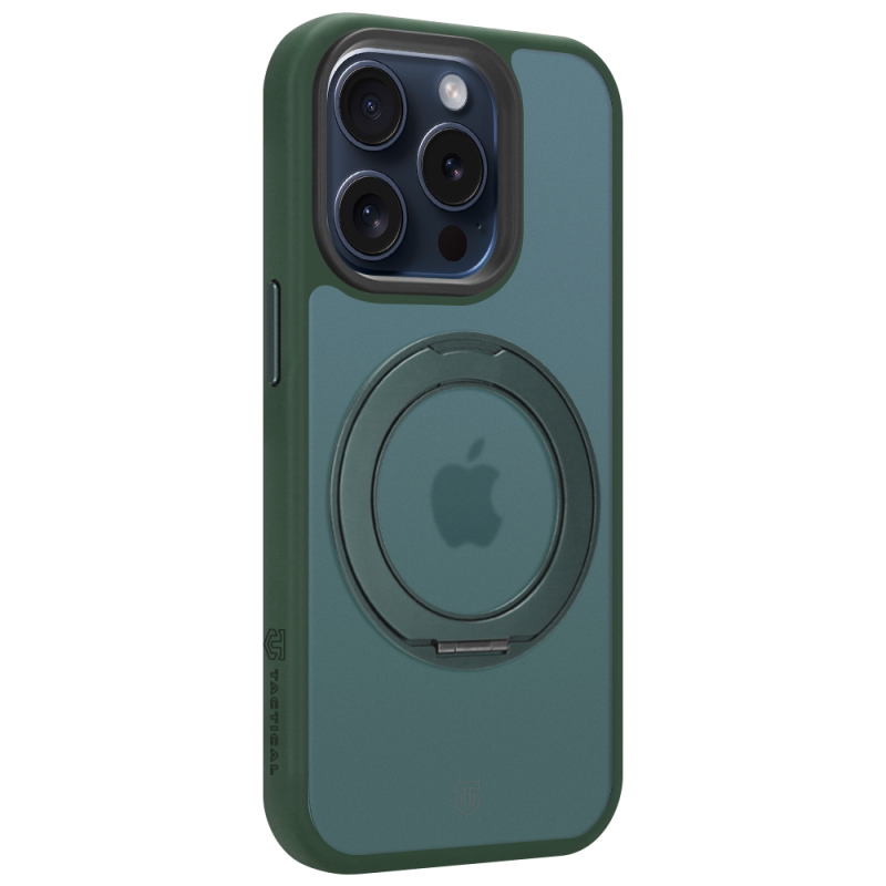 Tactical MagForce Hyperstand tok az Apple iPhone 15 Pro-hoz, Forest Green színben