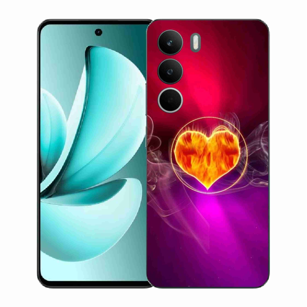 Gél borítás mmCase a Realme C71 készülékhez - tüzes szív