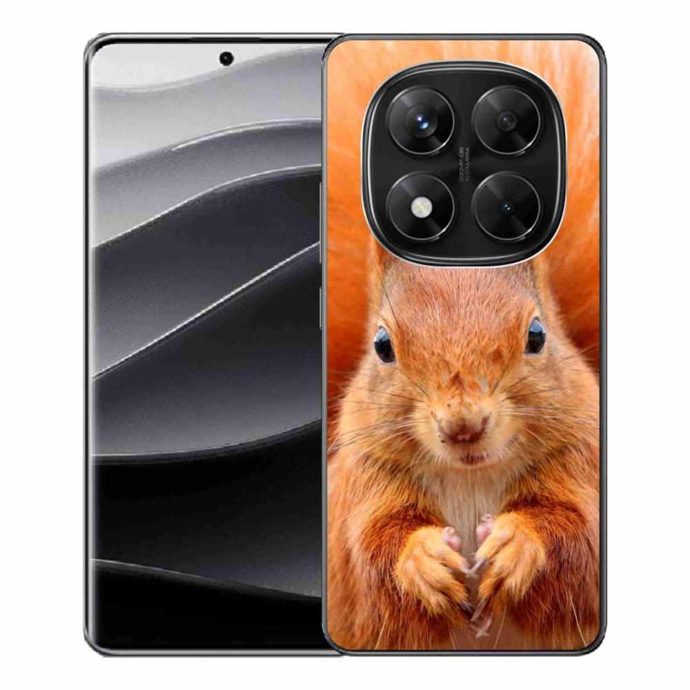 Zselés borítás mmCase a Xiaomi Redmi Note 14 Pro 5G/Poco X7 5G számára - mókus