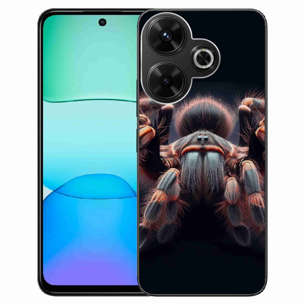 Gél borítás mmCase a Xiaomi Redmi 13 4G/Poco M6 4G - tarantula számára