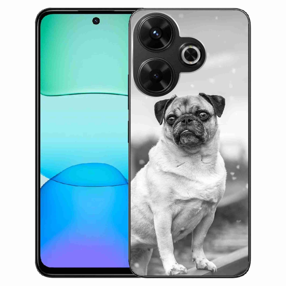 Gél tok mmCase a Xiaomi Redmi 13 4G/Poco M6 4G - mopszhoz