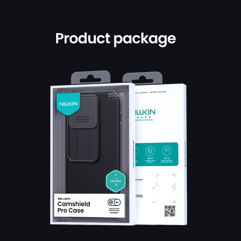 Nillkin CamShield PRO hátlap OnePlus 15-höz, fekete