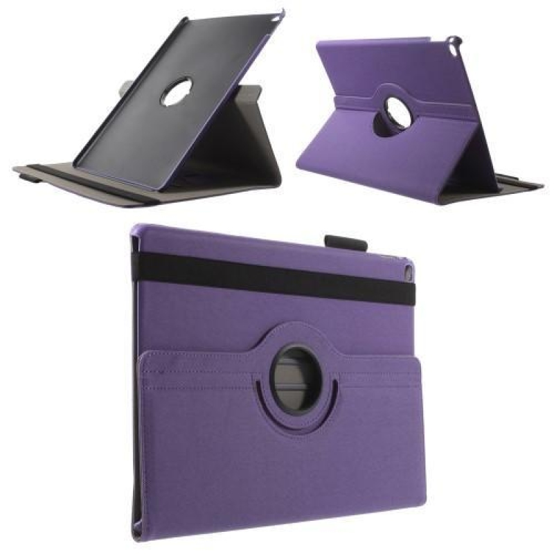 Két pozícióban forgatható tok iPad Pro 12.9 készülékhez - lila