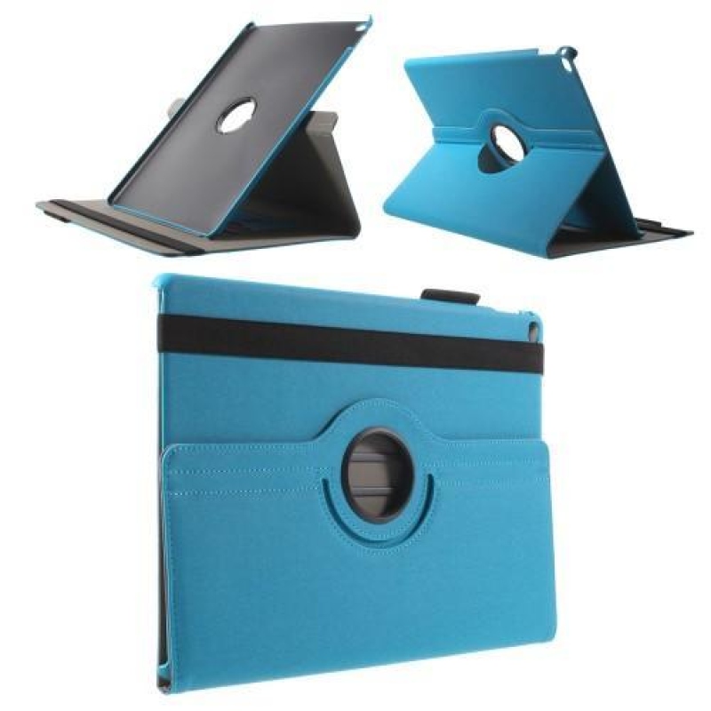 Kétállású, forgatható tok iPad Pro 12.9 készülékhez - világoskék színben